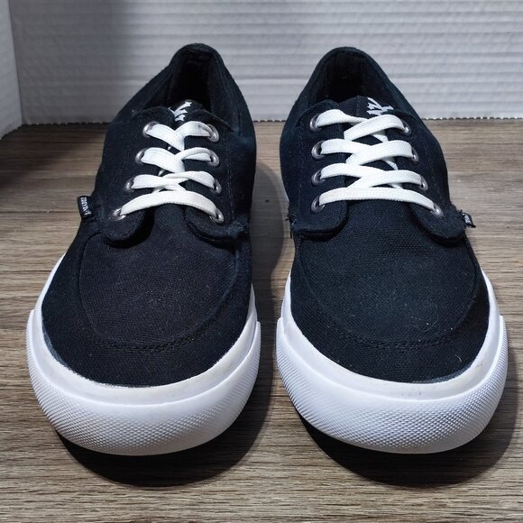 Zoo York Canvas Low Top Skater Sneaker Men's Youth Size 6 Black Athletic Shoes - Picture 3 of 10